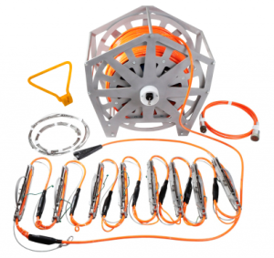 GStreamer - 3C multi-level downhole seismic array with spring anchoring1