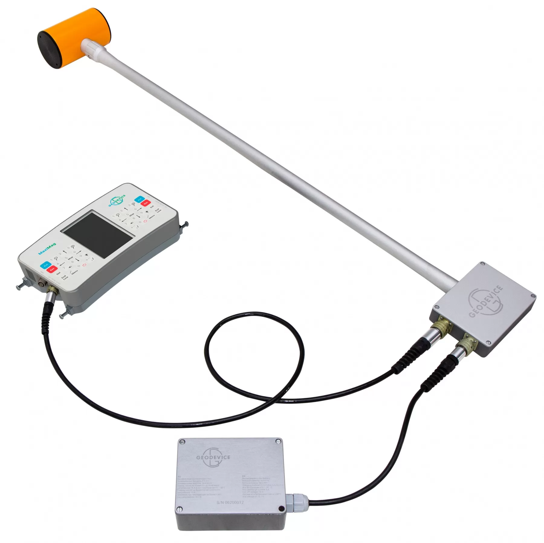 Overhauser walking magnetometer-gradiometer MaxiMag1