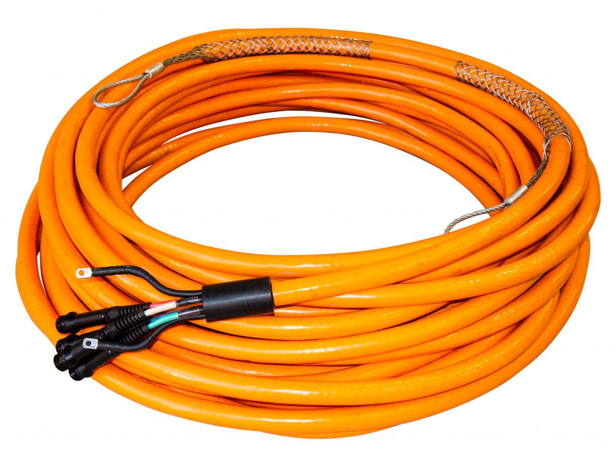 Towed and deck coaxial HV power cables1
